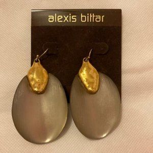 ALEXIS BITTAR LUCITE PETAL EARRINGS NEW